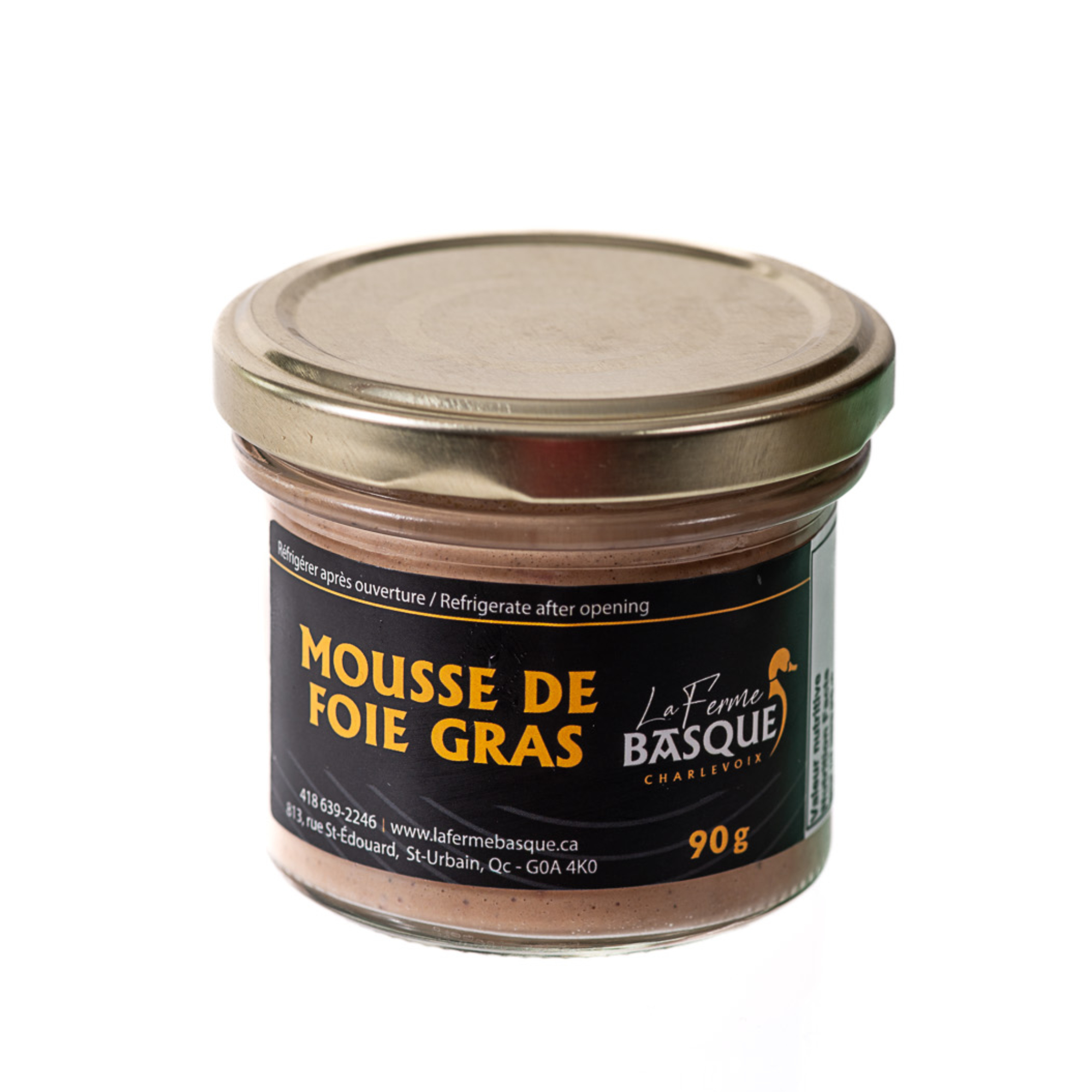 Mousse de Foie Gras au format de 90g