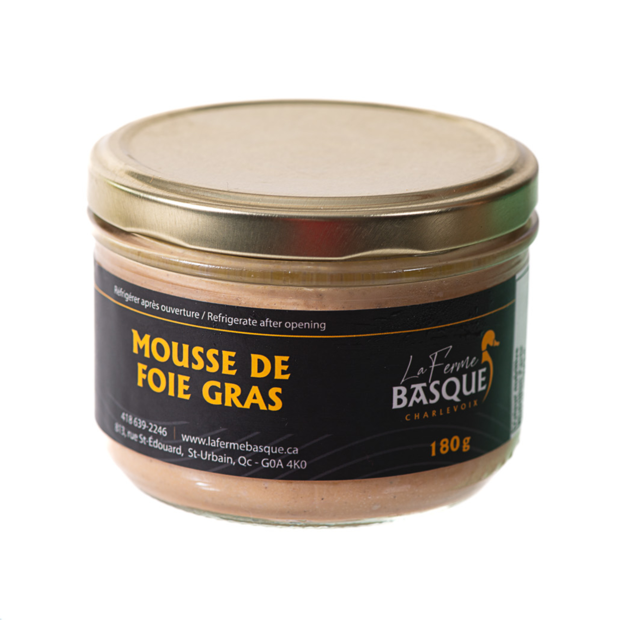 Mousse de Foie Gras au format de 180g